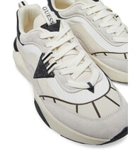 GUESS VALENCIA Sneakers running white black - Scarpe Uomo - 4