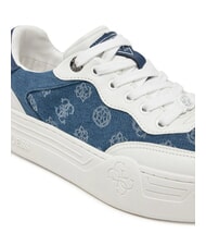 GUESS SWOLE2 Sneakers platform inserti denim blue - Scarpe Donna - 4