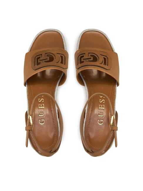 TANVEE Sandali espadrillas alti con zeppa tan - Scarpe Donna