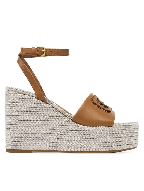 TANVEE Sandali espadrillas alti con zeppa tan - Scarpe Donna