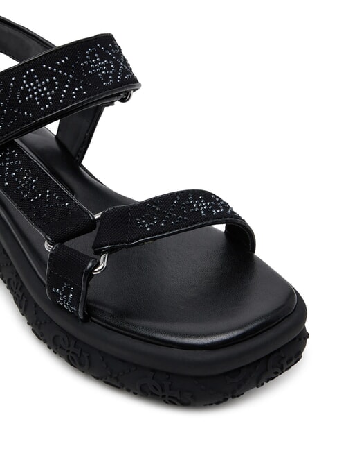 LODE Sandali platform con strass NERO - Scarpe Donna