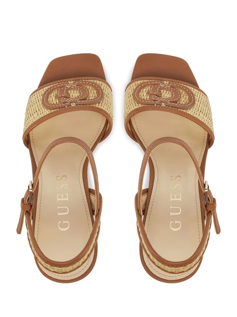 GANIKA Sandali alti con fascia in rafia natu - Scarpe Donna