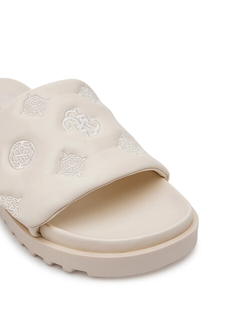 FABIO2 Ciabattina platform CREMA - Scarpe Donna