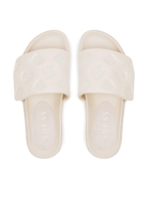 FABIO2 Ciabattina platform CREMA - Scarpe Donna