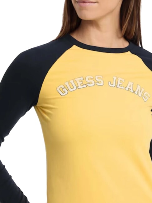 RAGLAN BLOCK T-shirt a manica lunga con stampa banana yogurt multi - T-shirt e Top Donna