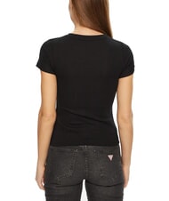 GUESS JEANS EMBRO SLIM T-shirt maniche corte a costine - T-shirt e Top Donna