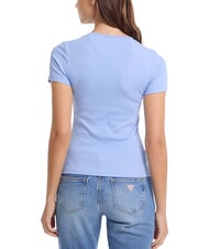 GUESS JEANS EMBRO SLIM T-shirt maniche corte a costine - T-shirt e Top Donna