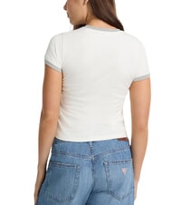 GUESS JEANS LOGO STAMP T-shirt maniche corte slim fit - T-shirt e Top Donna