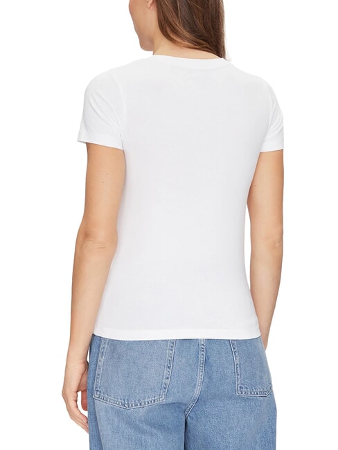 FLOWER T-shirt manica corta slim fit purwhite - T-shirt e Top Donna