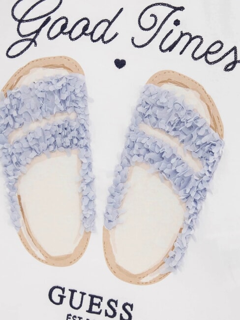 KIDS T-shirt manica corta cropped fit secret blue - T-shirt Bambino