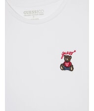 GUESS KIDS T-shirt a manica corta con orsetto purwhite - T-shirt Bambino - 3
