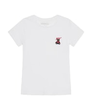 GUESS KIDS T-shirt a manica corta con orsetto purwhite - T-shirt Bambino - 4