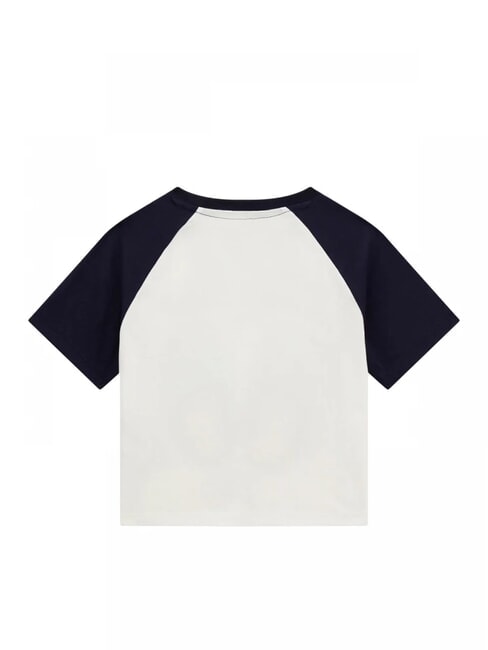 KIDS T-shirt manica corta cropped fit secret blue - T-shirt Bambino