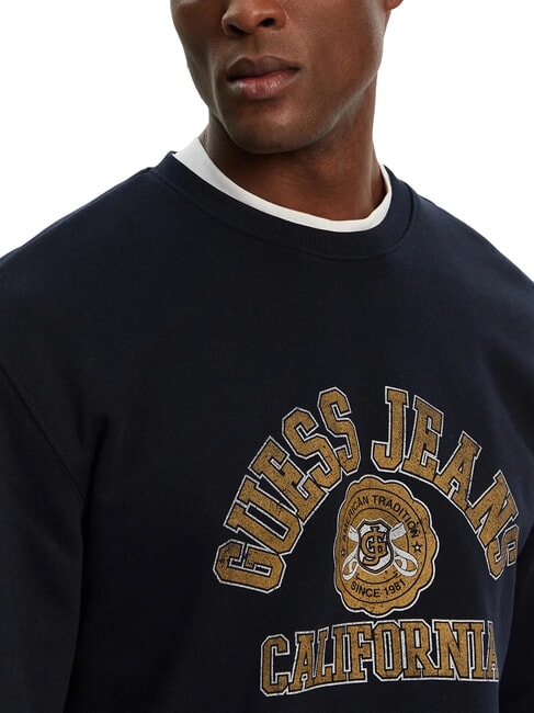 REGULAR Felpa girocollo con stampa daring ocean - Felpe Uomo