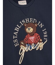 GUESS KIDS ACTIVE Felpa girocollo con orsetto smartblue - Felpe Bambini - 3