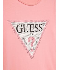 GUESS KIDS T-shirt manica lunga con strass sweet pink - T-shirt Bambino - 3