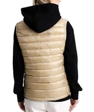 GUESS JEANS PUFFER Piumino smanicato safari tan - Gilet Donna - 2