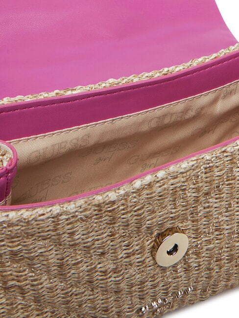 GIRL Borsa mini con charm logo pink burst - Borse Donna