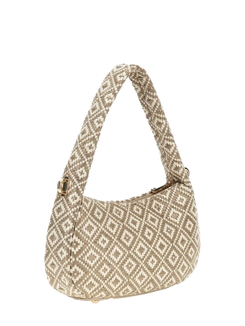 RIANEE Borsa mini hobo intrecciata Taupe - Borse Donna