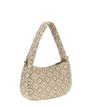 GUESS RIANEE Borsa mini hobo intrecciata Taupe - Borse Donna - 2