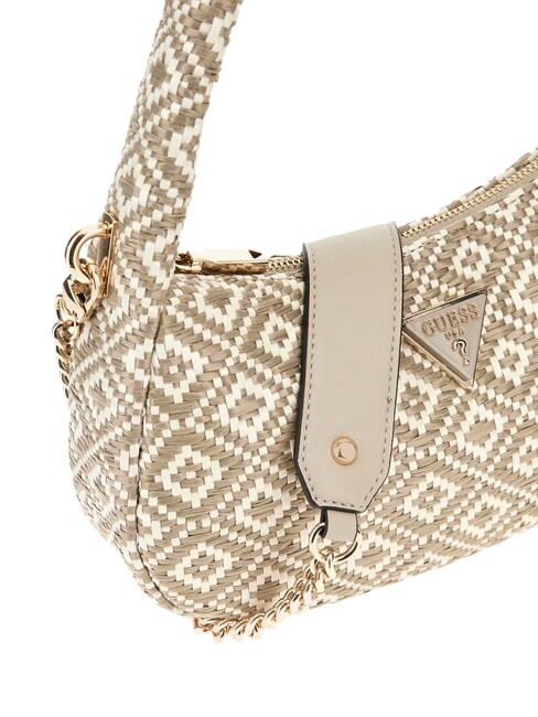 RIANEE Borsa mini hobo intrecciata Taupe - Borse Donna