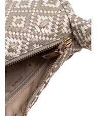 GUESS RIANEE Borsa mini hobo intrecciata Taupe - Borse Donna - 4