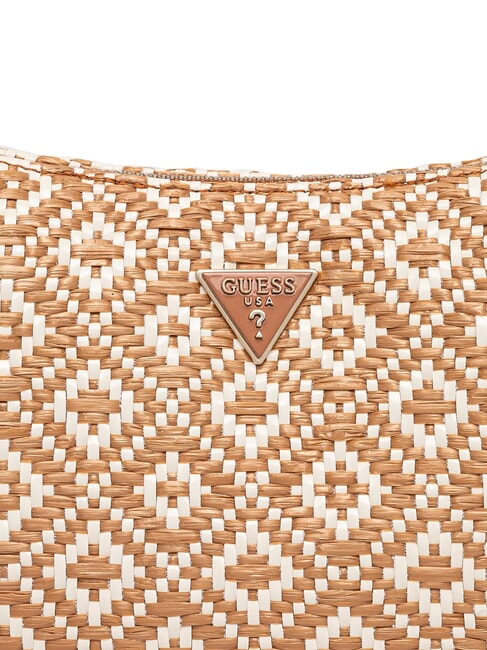 RIANEE Borsa mini hobo intrecciata COGNAC - Borse Donna