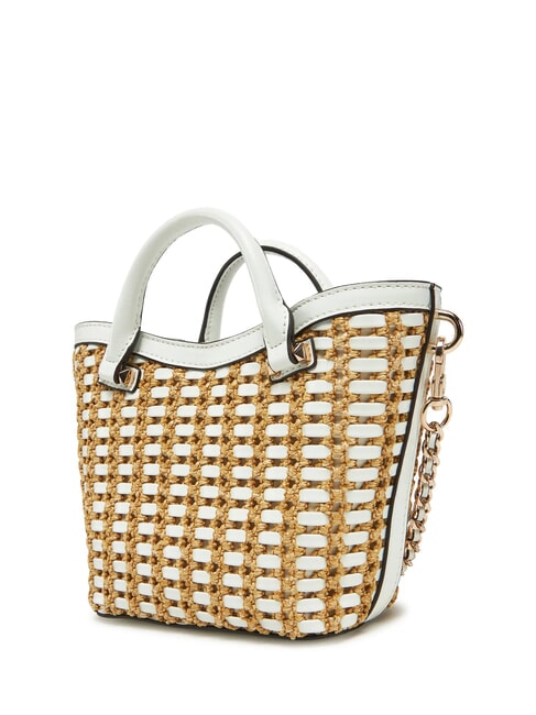 ATALIA Borsa piccola a mano con tracolla natural/white - Borse Donna