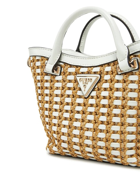 ATALIA Borsa piccola a mano con tracolla natural/white - Borse Donna