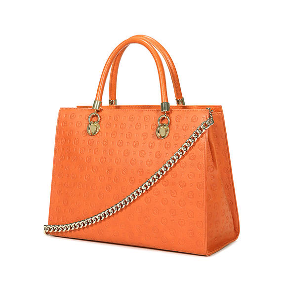 Embossed Heritage Borsa a mano ARANCIO - Borse Donna