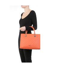 POLLINI Embossed Heritage Borsa a mano ARANCIO - Borse Donna - 5