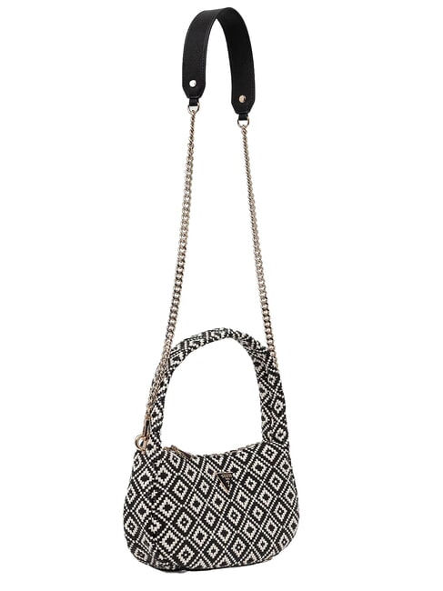 RIANEE Borsa mini hobo intrecciata NERO - Borse Donna