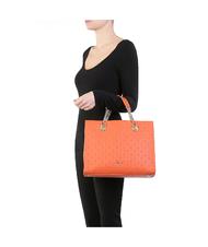 POLLINI Embossed Heritage Borsa a mano ARANCIO - Borse Donna - 6
