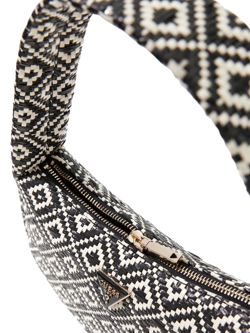 RIANEE Borsa mini hobo intrecciata NERO - Borse Donna