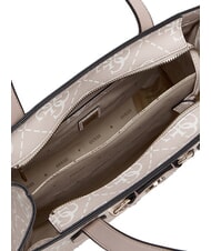 GUESS IZZY 2 Borsa tote a mano con tracolla sand logo - Borse Donna - 5