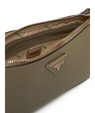 GUESS ECO JAZLYNN Borsa a spalla stampa saffiano sage - Borse Donna - 4