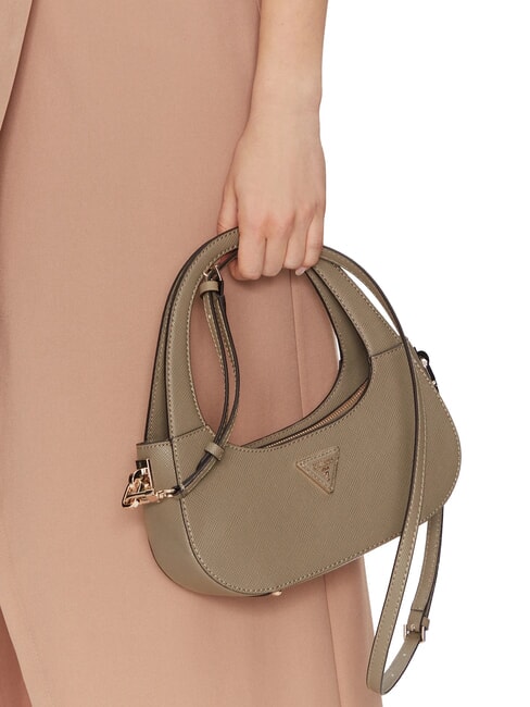 ECO JAZYLYNN Borsa hobo st saffiano con tracolla sage - Borse Donna