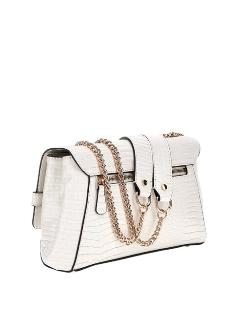 SILVYE Borsa convertible stampa cocco white - Borse Donna