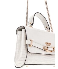 GUESS SILVYE Borsa convertible stampa cocco white - Borse Donna - 3