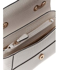 GUESS SILVYE Borsa convertible stampa cocco white - Borse Donna - 5