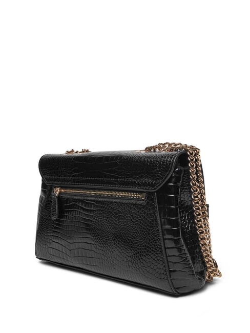 SILVYE Borsa convertible stampa cocco NERO - Borse Donna