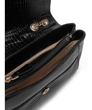 GUESS SILVYE Borsa convertible stampa cocco NERO - Borse Donna - 5