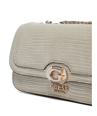 GUESS ORLINA Borsa convertible stampa lucertola Taupe - Borse Donna - 3