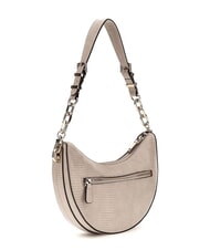 GUESS ORLINA Borsa a spalla stampa lucertola Taupe - Borse Donna - 2