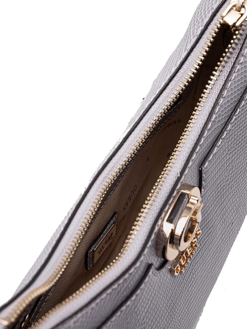 ORLINA Borsa a spalla stampa lucertola lavendar grey - Borse Donna