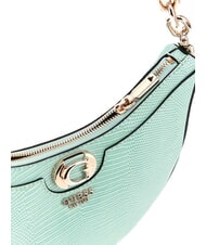 GUESS ORLINA Borsa a spalla stampa lucertola aqua marine - Borse Donna - 3