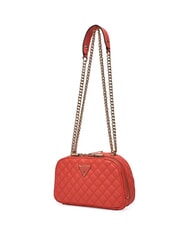GUESS ECO RIANEE Borsa trapuntata convertible coral red - Borse Donna - 3