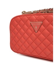 GUESS ECO RIANEE Borsa trapuntata convertible coral red - Borse Donna - 4