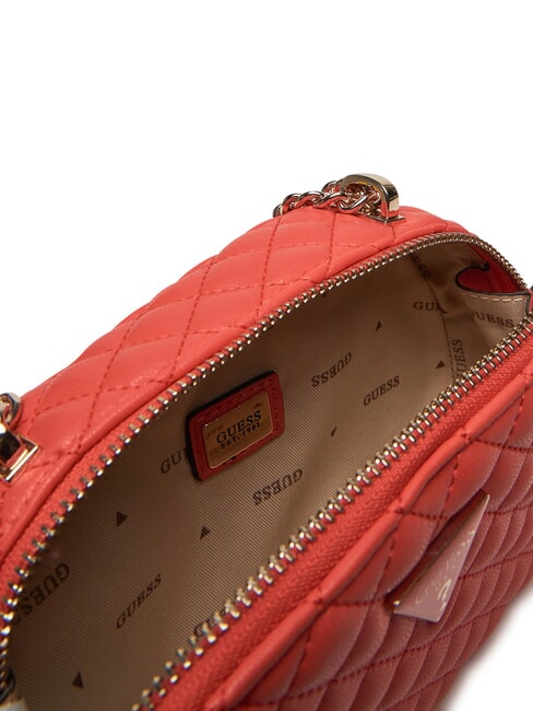 ECO RIANEE Borsa trapuntata convertible coral red - Borse Donna