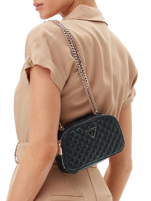 ECO RIANEE Borsa trapuntata convertible NERO - Borse Donna